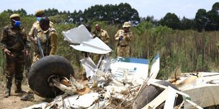 KWS aircraft crash in Nanyuki