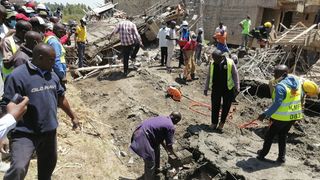 building collapse Mamboleo Kisumu 