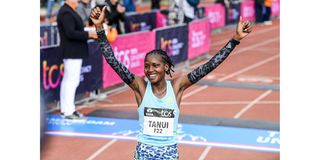 Amsterdam Marathon champion Angela Tanui
