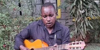 Gospel artiste Stanley Njoroge, popularly known as Kamurigo.