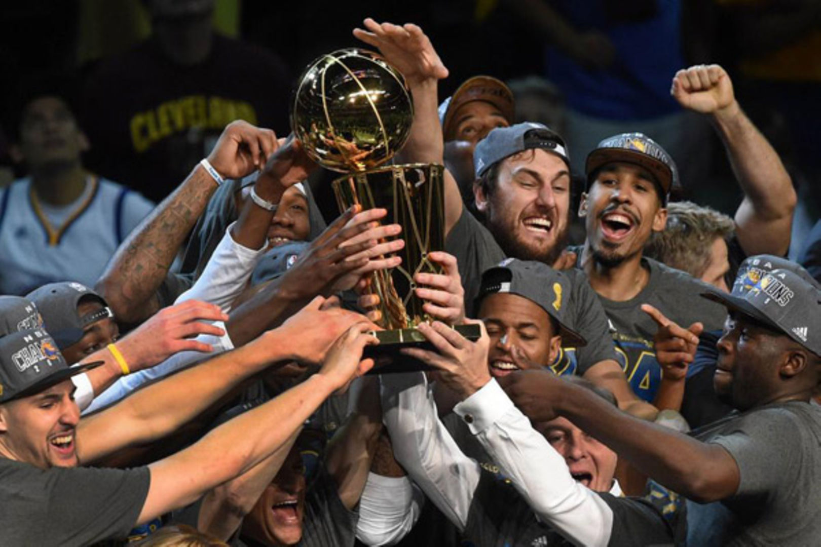 Curry, Iguodala, Warriors take down King James, Cavaliers to claim their  first NBA title since 1975 – Orange County Register