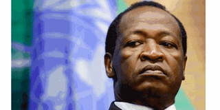 Burkina Faso former President Blaise Compaore