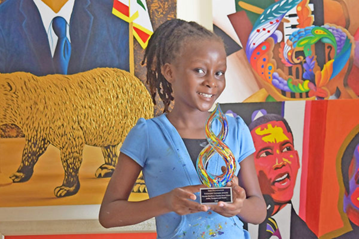 Great artwork wins young Kenyan artist global award  Nation