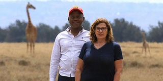 Phineas Kimathi and Michelle Mouton