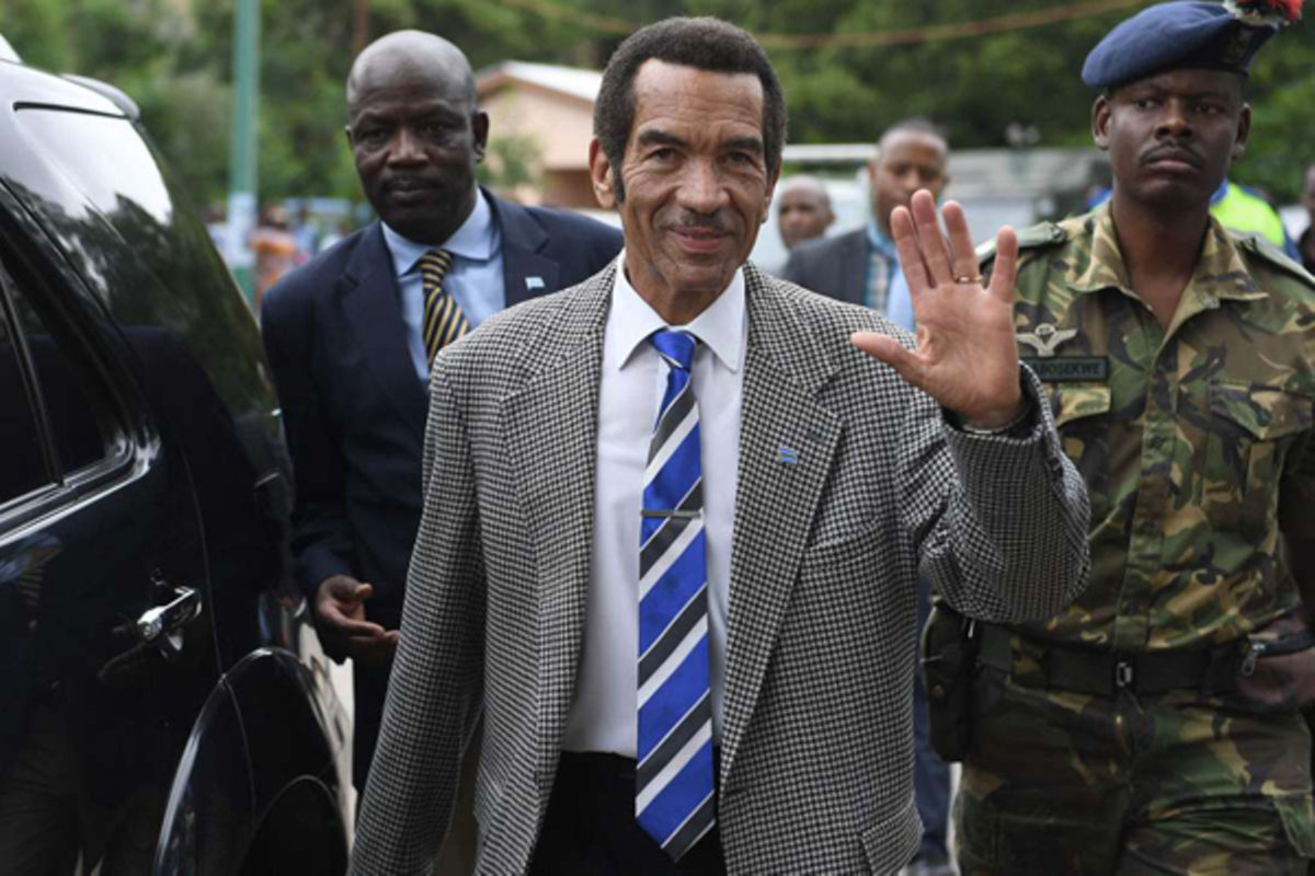 Botswana S Former President Ian Khama Quits Ruling Party Nation