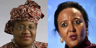 WTO candidates Amina Mohamed and Ngozi Okonjo-Iweala
