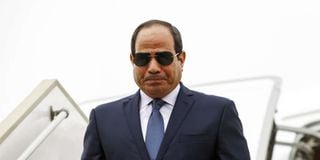 Egypt's President Abdel-Fattah al-Sisi.