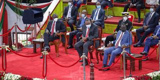 Uhuru Kenyatta, William ruto, Raila Odinga, BBI, Bomas 