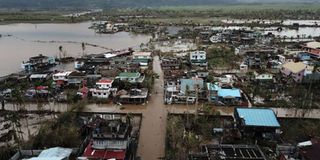 Typhoon Goni in Philippines
