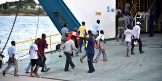 Likoni crossing channel