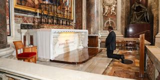 President Uhuru Kenyatta at Vatican City