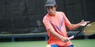 Alejandro Licea, a 16-year-old tennis player from El Salvador.