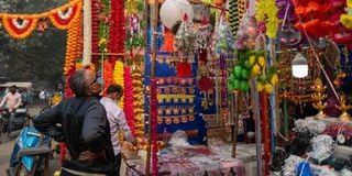 Diwali preparations in India
