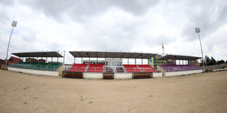 VIP stands at Dandora Stadium in this photo taken on May 23, 2020.