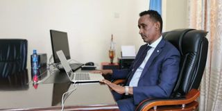 Former Somalia Minister of Foreign Affairs Ahmed Issa Awad