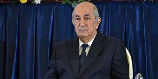 Algeria President Abdelmadjid Tebboune 