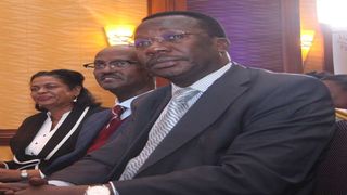 Supreme Court judges Smokin Wanjala, Mohammed K. Ibrahim and Njoki Ndung'u