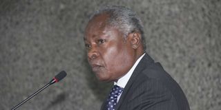 Retired Justice Leonard Njagi