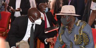 Ruto and Raila at Murunga burial