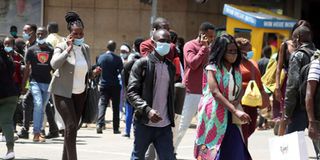 Nairobi pedestrians 