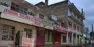 Nyahururu town centre.