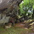 Tourists at one of the many caves inside the Masese Nyangores eco-tourism site.