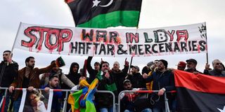 Libya protesters