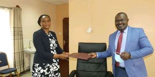 Doctors Joseph Mburu and Aisha Maina 