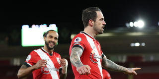 Southampton striker Danny Ings celebrates