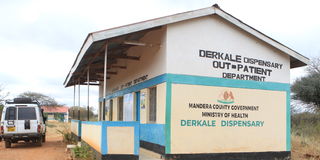 A health facility in Banisa Sub-County, Mandera County.