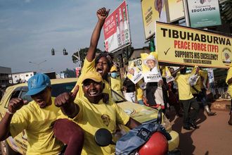 Museveni's supporters