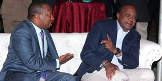 President Uhuru Kenyatta and Nairobi governor Mike Sonko