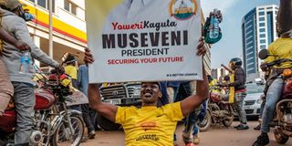 Museveni supporters