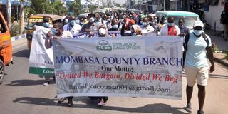 Mombasa health workers 
