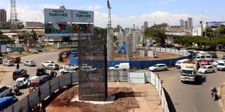 Nairobi Expressway construction 