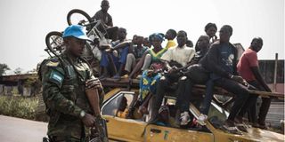 Rwandan peacekeepers in CAR