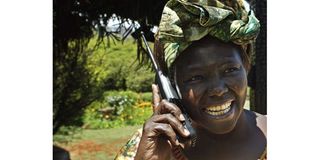 Nobel laureate Wangari Mathai 