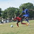 AFC Leopards striker Elvis Rupia (left) vies with Bandari defender Brian Otieno