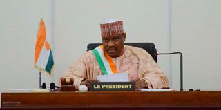 Niger opposition figure Hama Amadou