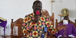 ODM party leader Raila Odinga 