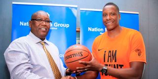 Masai Ujiri and NMG CEO Stephen Gitagama