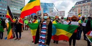 Ethiopians protest