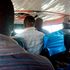 Passengers in a crowded matatu 