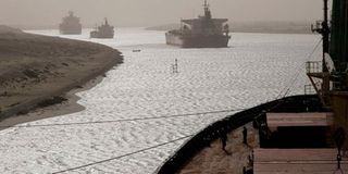 Suez Canal in Egypt