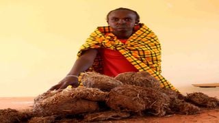 Narok women elephant dung soap