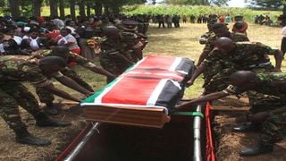 KDF soldier burial