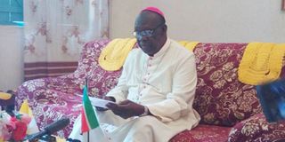 South Sudan's retired Catholic Archbishop Paulino Lukudu Loro