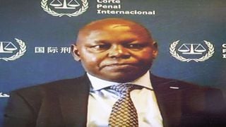 Kenyan lawyer Paul Gicheru at ICC