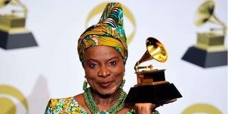 Benin singer-songwriter Angelique Kidjo