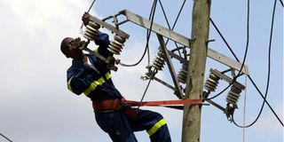 Kenya Power technician